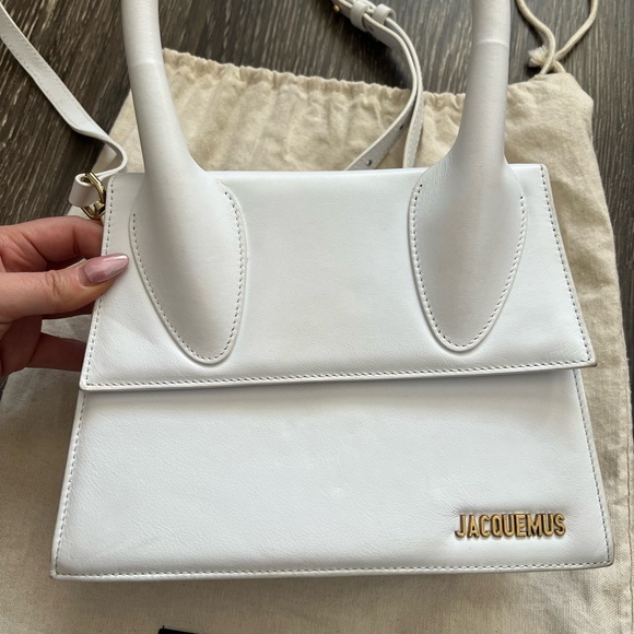 Jacquemus white le grand chiquito bag - Picture 7 of 15